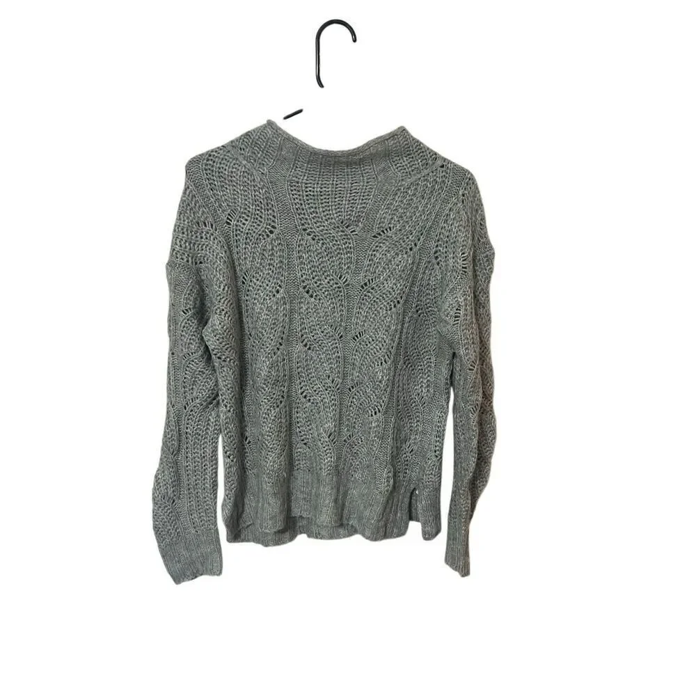 J. Crew Alpaca blend knit mock neck oversized sweater sz XS/S